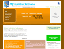 Tablet Screenshot of mgexcellence.org